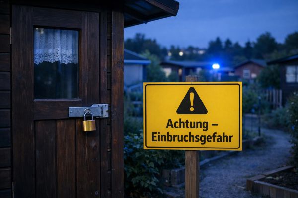Achtung ‼️ Wichtiger Hinweis – Einbruchsgefahr